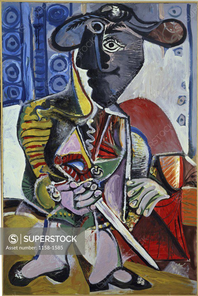 Stock Photo: 1158-1585 The Matador by Pablo Picasso, 1970, 1881-1973, France, Mougins, Collection Jacqueline Picasso