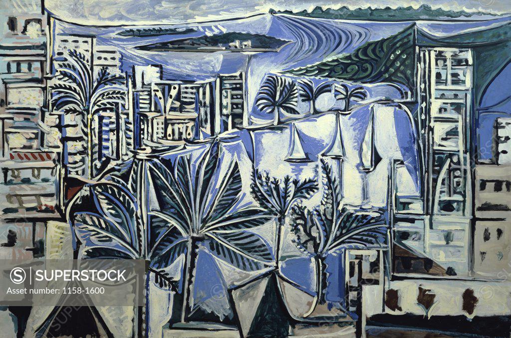 Stock Photo: 1158-1600 The Bay of Cannes by Pablo Picasso, 1958, 1881-1973, France, Paris, Musee Picasso