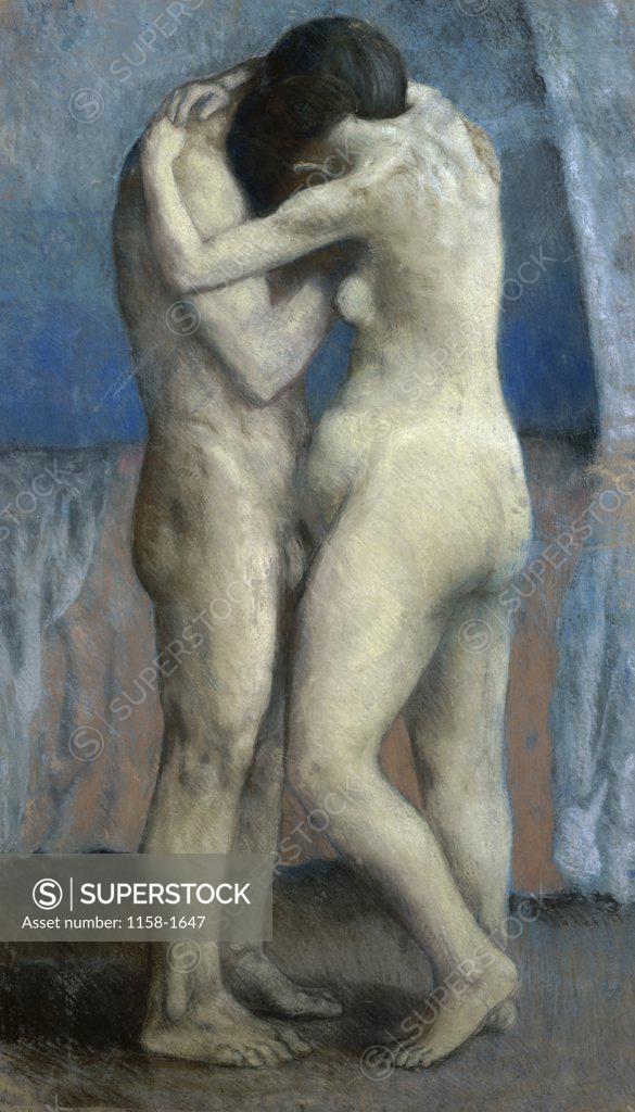 Stock Photo: 1158-1647 The Embrace by Pablo Picasso, 1881-1973, France, Paris, Musee de l'Orangerie