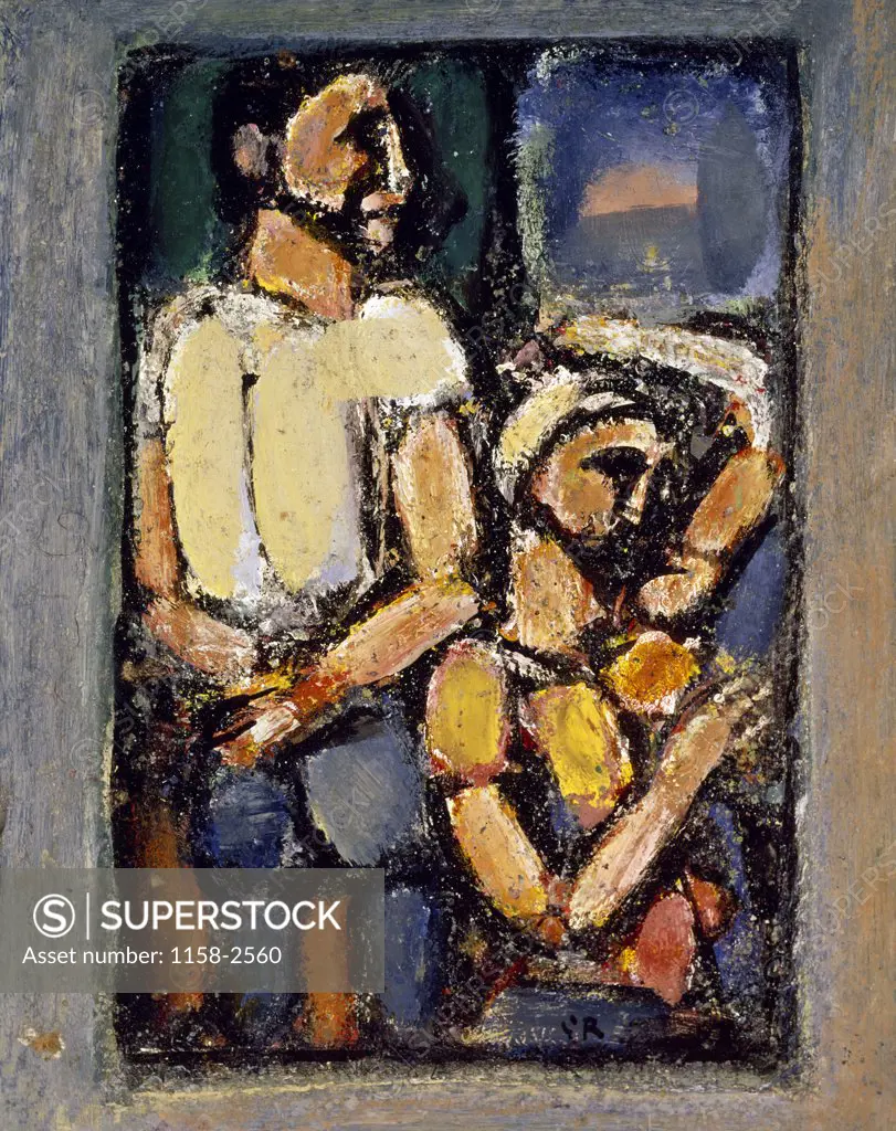 Scene of the Passion by Georges Rouault, (1871-1958), USA, Texas, Private Collection