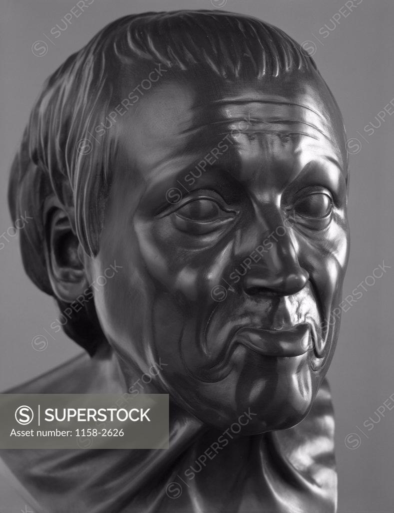 Stock Photo: 1158-2626 Heads of Characters: Old Age Franz Xaver Messerschmidt (1736-1783 German) Galerie Nationale Slovaque, Bratislava, Slovakia