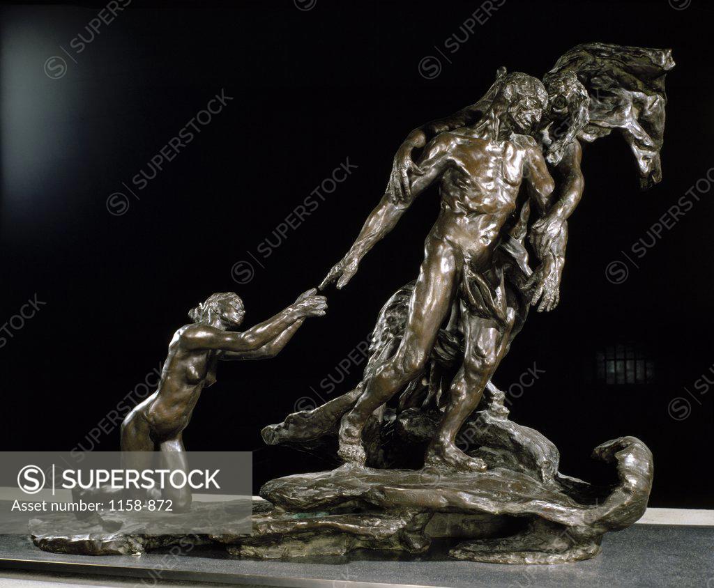 Stock Photo: 1158-872 Old Age, sculpture by Camille Claudel, 1864-1943, France, Paris, Muse d'Orsay