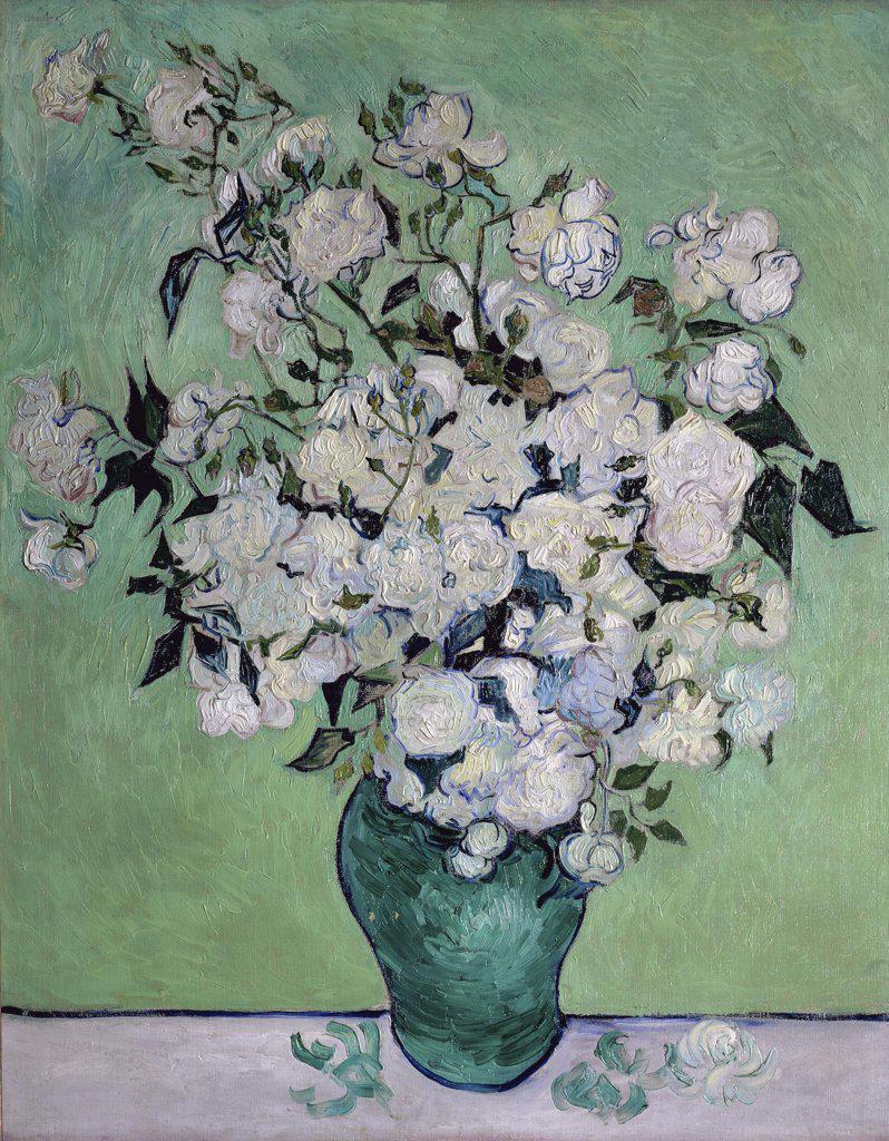Vase of Flowers 1890 Vincent van Gogh (1853-1890/Dutch)  Oil on canvas Metropolitan Museum of Art, New York USA 