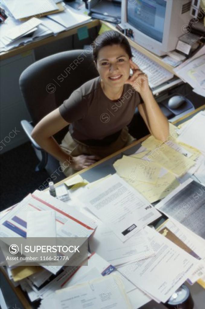 Stock Photo: 1166-2277A Portrait of a businesswoman smiling