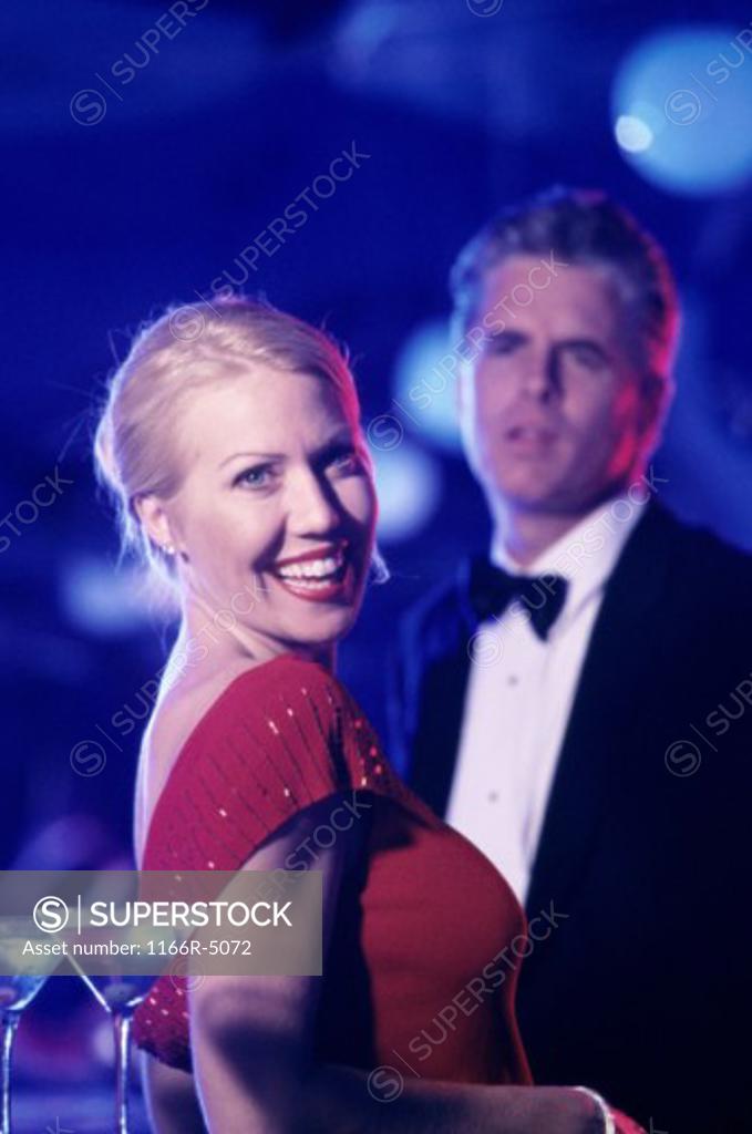 Stock Photo: 1166R-5072 Portrait of a couple at a bar