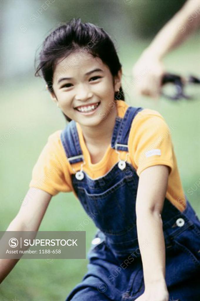Stock Photo: 1188-658 Portrait of a girl smiling