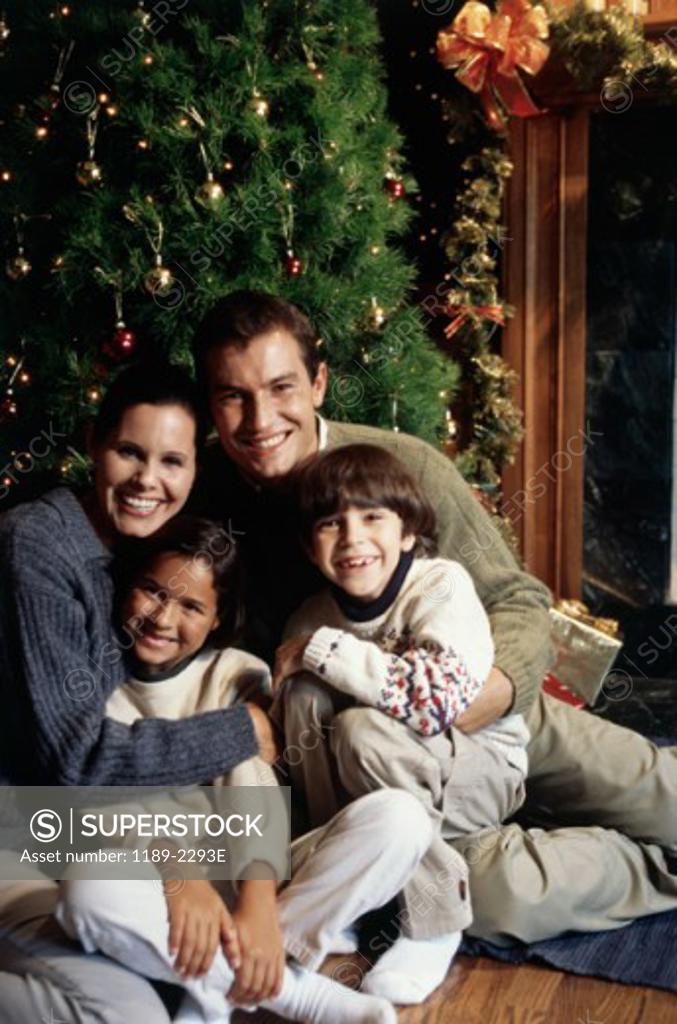 Stock Photo: 1189-2293E Portrait of parents with their son and daughter