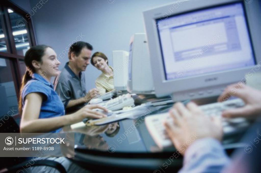 Stock Photo: 1189-893B Group of business executives in an office