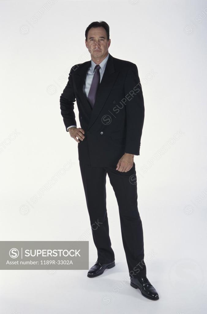 Stock Photo: 1189R-3302A Portrait of a businessman