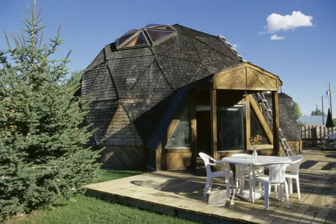 Polygon shaped house, Ketchum, Idaho, USA
