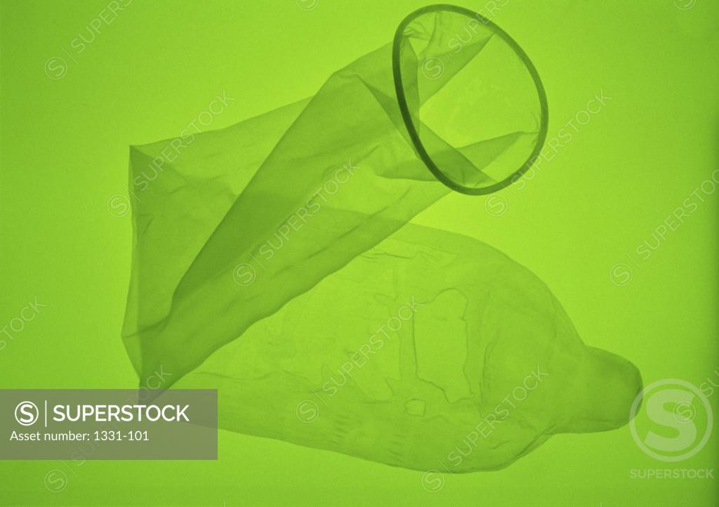 Stock Photo: 1331-101 Close-up of a condom