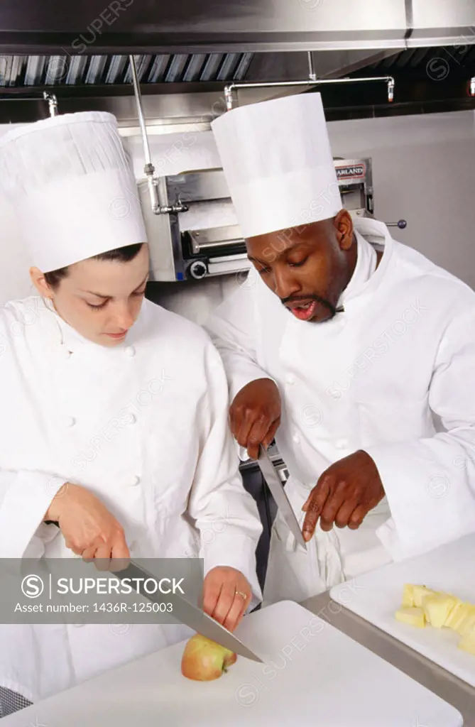 Chef and trainee