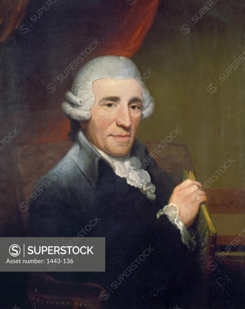 Stock Photo: 1443-136 Joseph Haydn 1792 Thomas Hardy (1757-1805 British) Royal College of Music, London, England