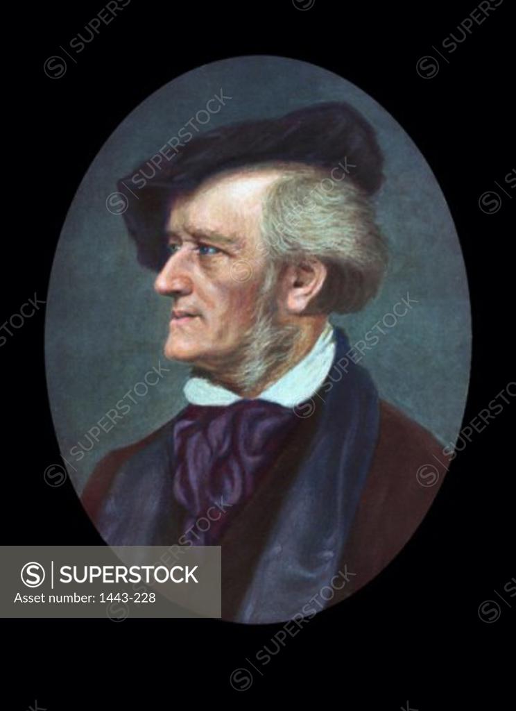 Stock Photo: 1443-228 Richard Wagner  Petrus Kalpokas (1880-1945) Painting