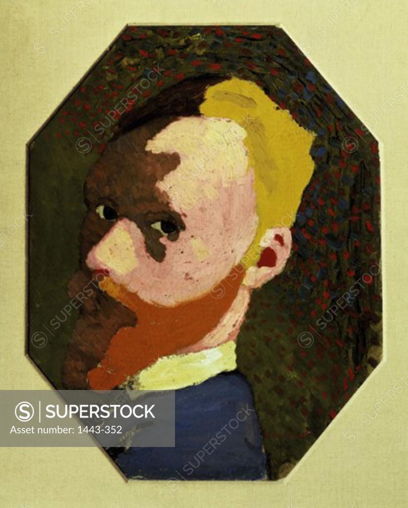 Stock Photo: 1443-352 Self Portrait 1900 Edouard Vuillard (1868-1940 French) Painting Private Collection, Paris, France