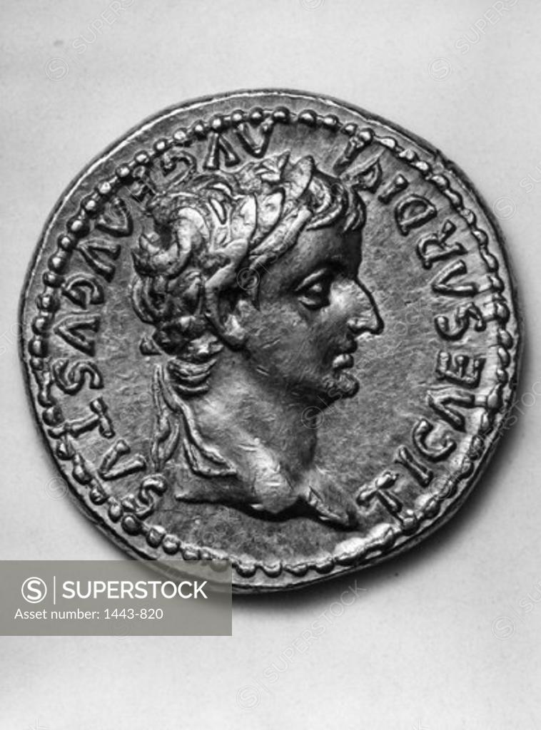Stock Photo: 1443-820 Tiberius, Roman Emperor (14-37 AD) Artist Unknown