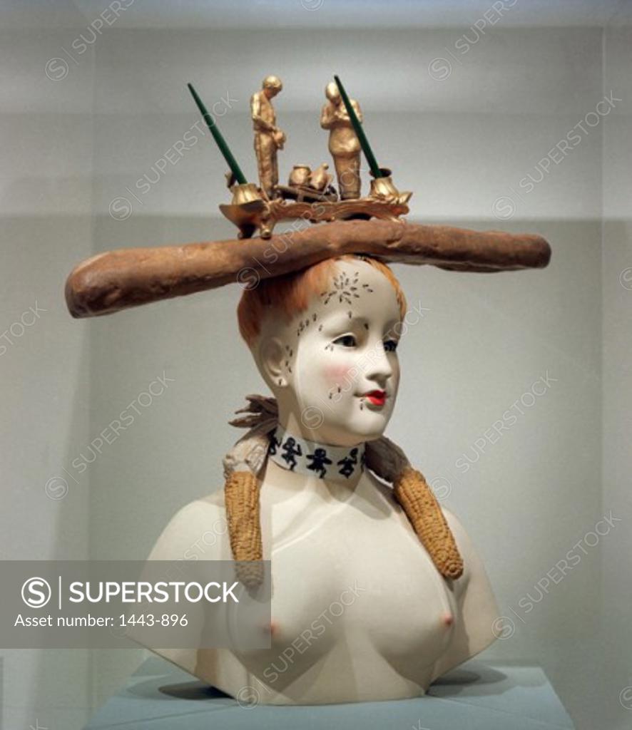Stock Photo: 1443-896 Bust of a Retrospective Woman 1933-77 Salvador Dali (1904-1989 Spanish)  Mixed media Private Collection, Paris, France