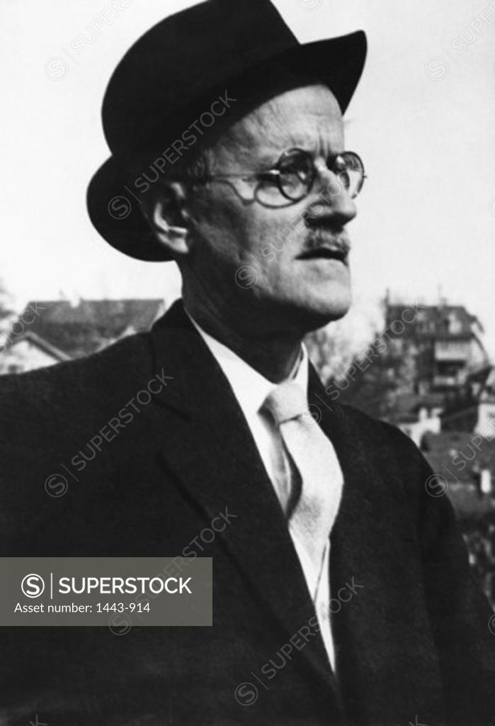 Stock Photo: 1443-914 James Joyce Writer c. 1940