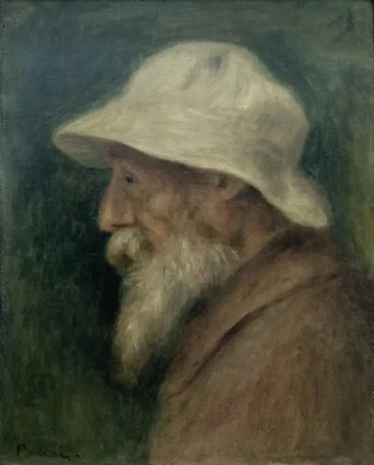 Self Portrait 1910 Pierre Auguste Renoir (1841-1919 French)