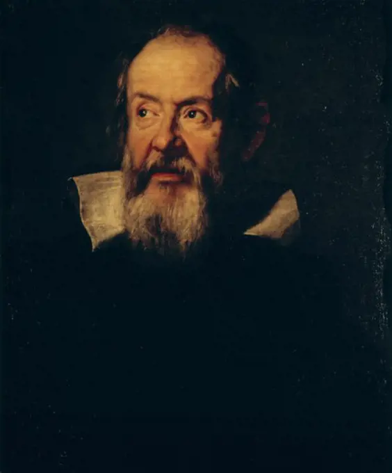 Galileo Galilei 1636  Justus Suttermans (1597-1681 Flemish) Oil on canvas Galleria degli Uffizi, Florence, Italy