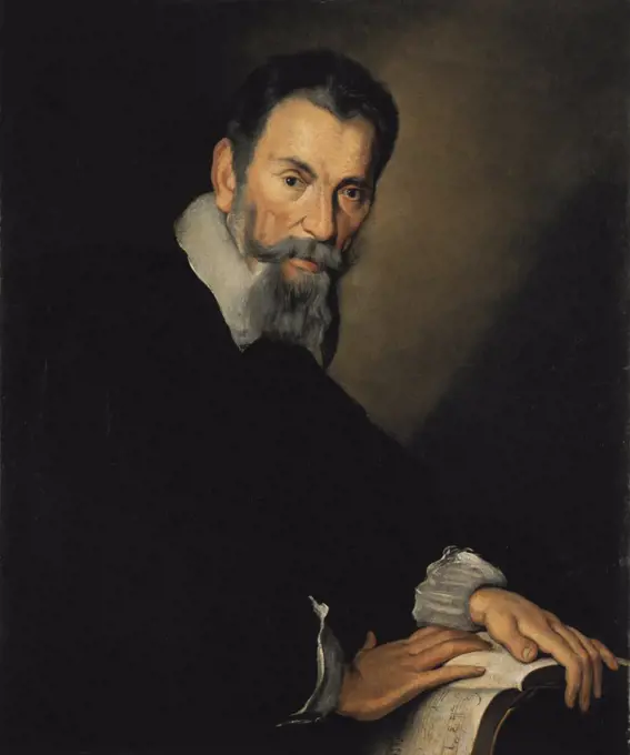 Claudio Monteverdi--Italian Composer ca. 1640 Bernardo Strozzi (1581-1644  Italian) Landesmuseum-Ferdinandeum, Innsbruck, Austria