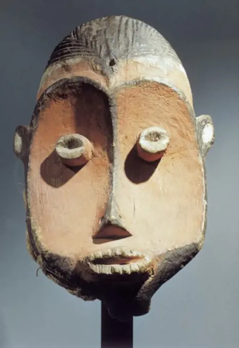 Kiavia Mask, Mambila, Cameroon/Nigeria African Art  Wood Private Collection, Geneva, Switzerland