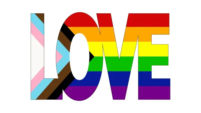 New LGBTQ Rights Pride Flag. Progressive pride flag. New LGBTQ Rights Pride Flag. Progressive pride flag.
