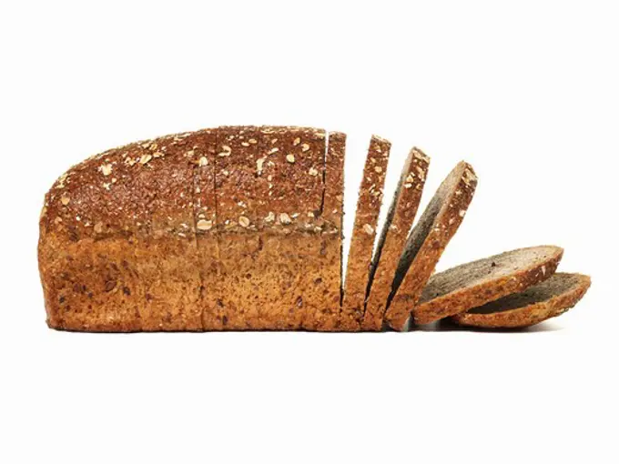 Wholemeal bread, sliced