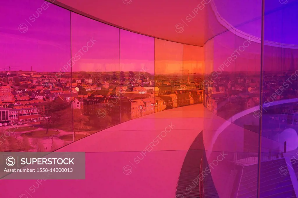 Aarhus, cultural capital in 2017 - ARoS museum - Rainbow panorama