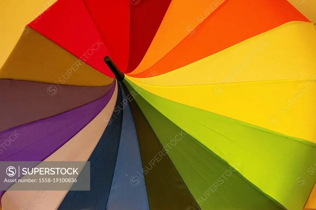 Parasol in many colors, Rosings Park, Kent, England