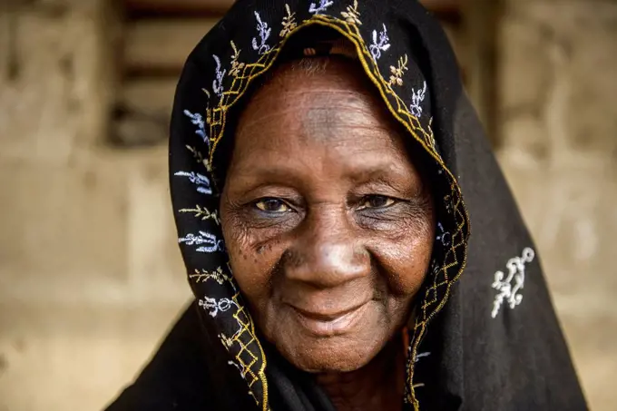 Portraits of Ivorian people, Cote D'Ivore (Ivory Coast)
