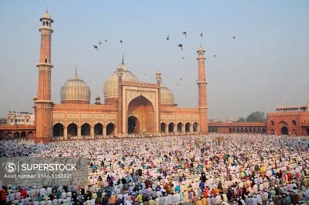 Eid Ul Adha festival at Jama Masjit in Old Delhi