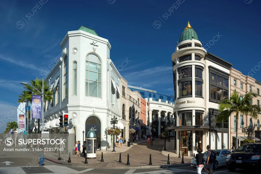 Via Rodeo Shopping Mall Rodeo Drive Beverly Hills Los Angeles California  Usa. - SuperStock