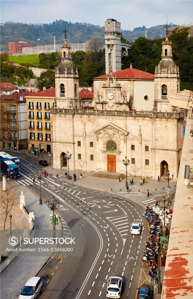 Iglesia de San Nicolás, El Arenal, Bilbao, Bizkaia, Basque Country, Spain -  SuperStock