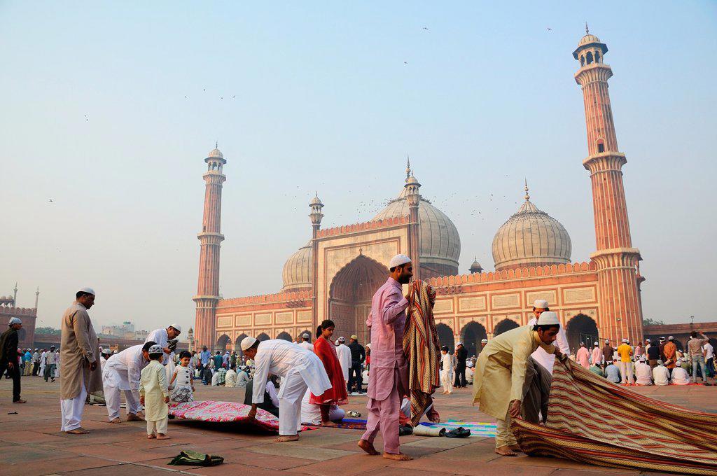 Eid Ul Adha festival at Jama Masjit in Old Delhi