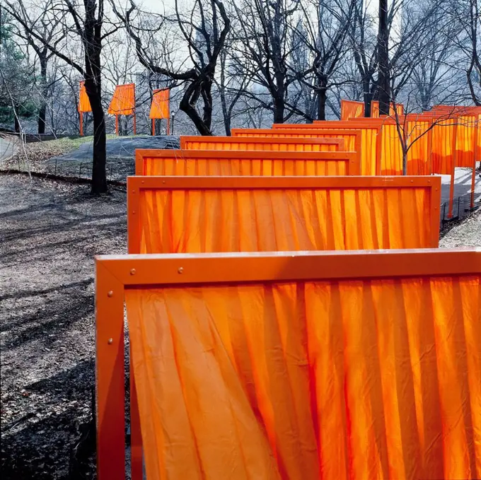 The Gates, Artwork from Christo and Jeanne-Claude, Centralpark, New York