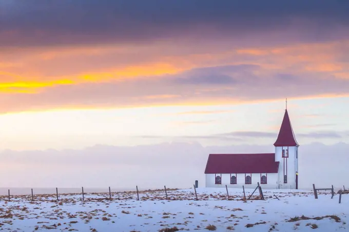 Hellnar Church, Snaefellsness Peninsula, Iceland.