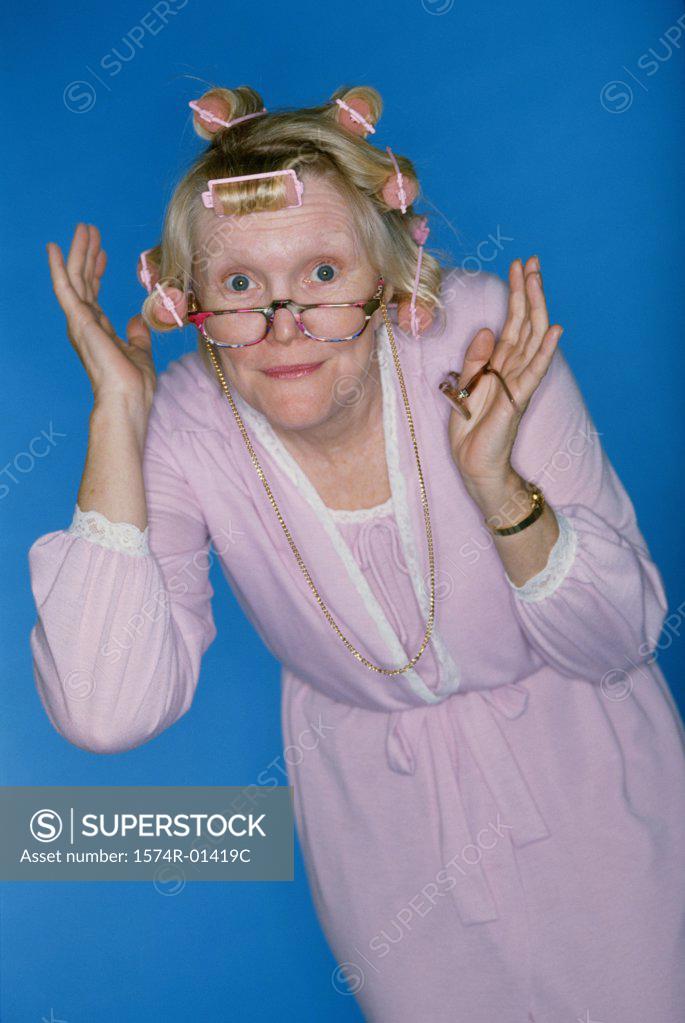 Stock Photo: 1574R-01419C Portrait of a senior woman