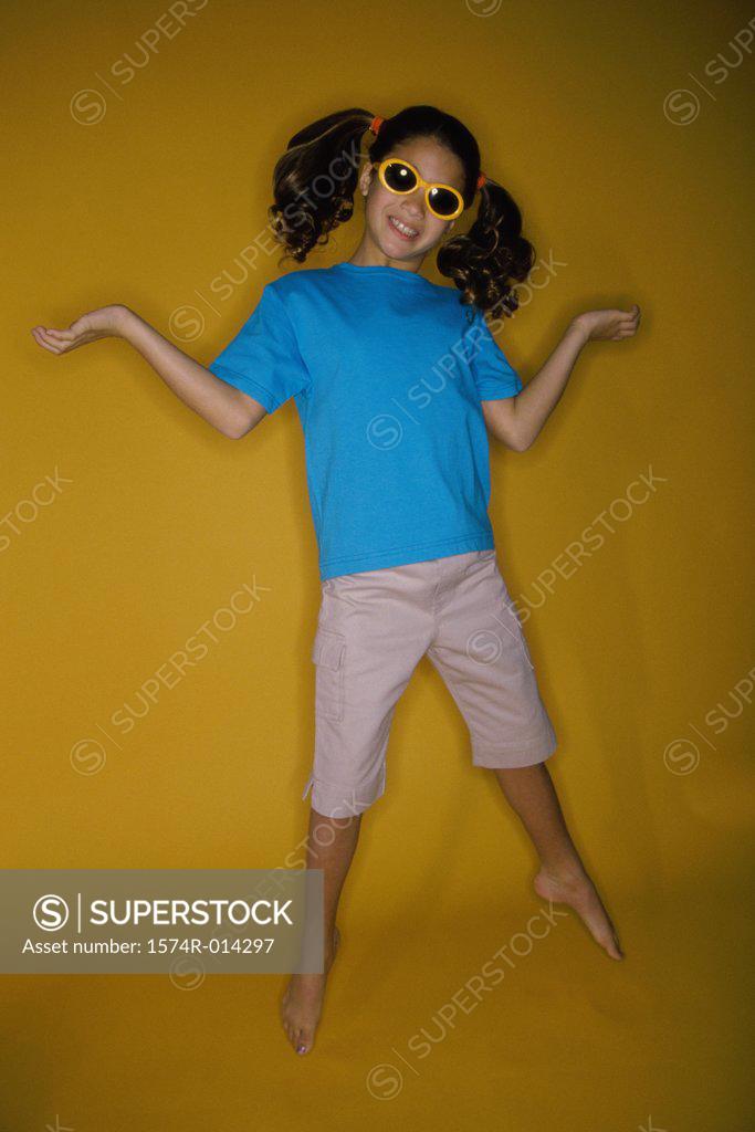 Stock Photo: 1574R-014297 Close-up of a girl smiling