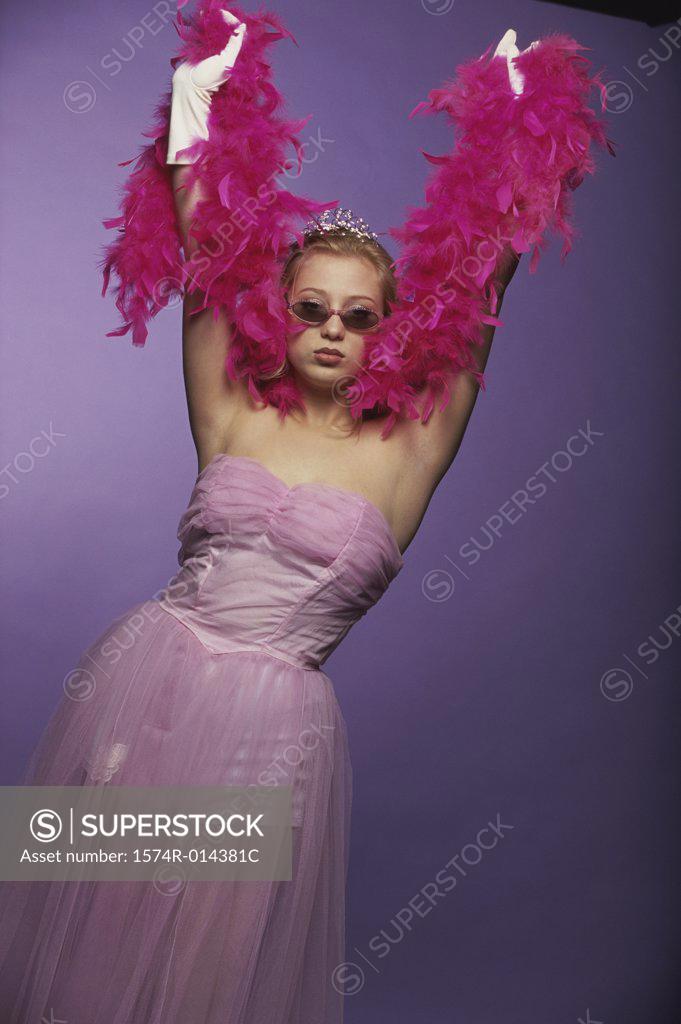 Stock Photo: 1574R-014381C Young woman posing