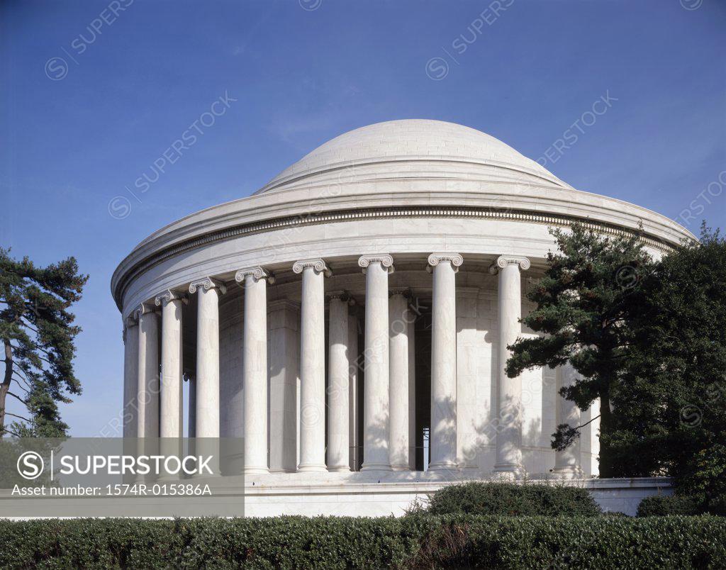 Stock Photo: 1574R-015386A Jefferson Memorial Washington, D.C. USA