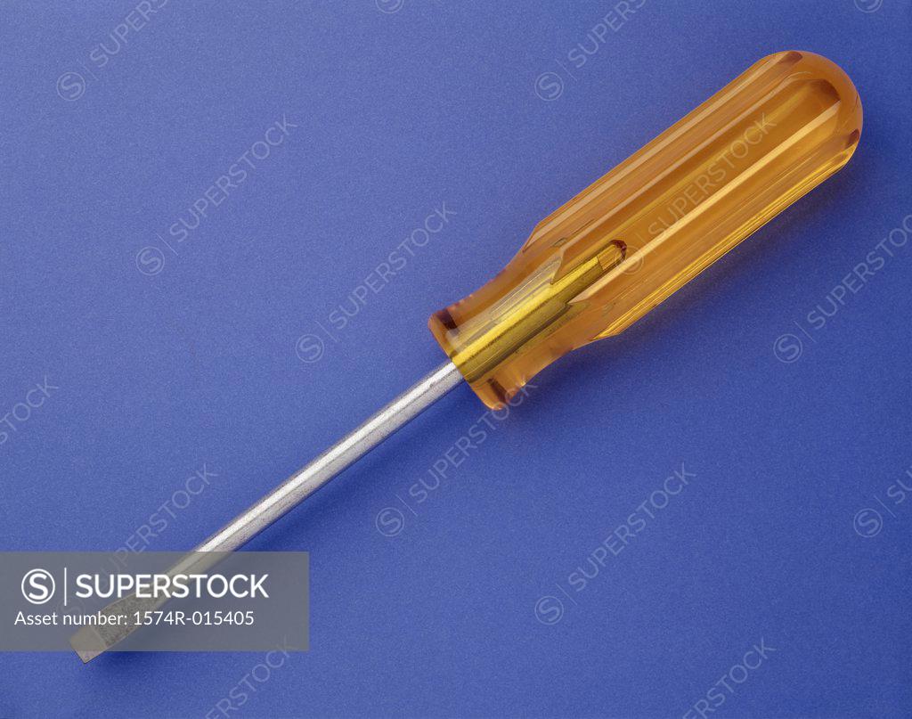 Stock Photo: 1574R-015405 Close-up of a screwdriver