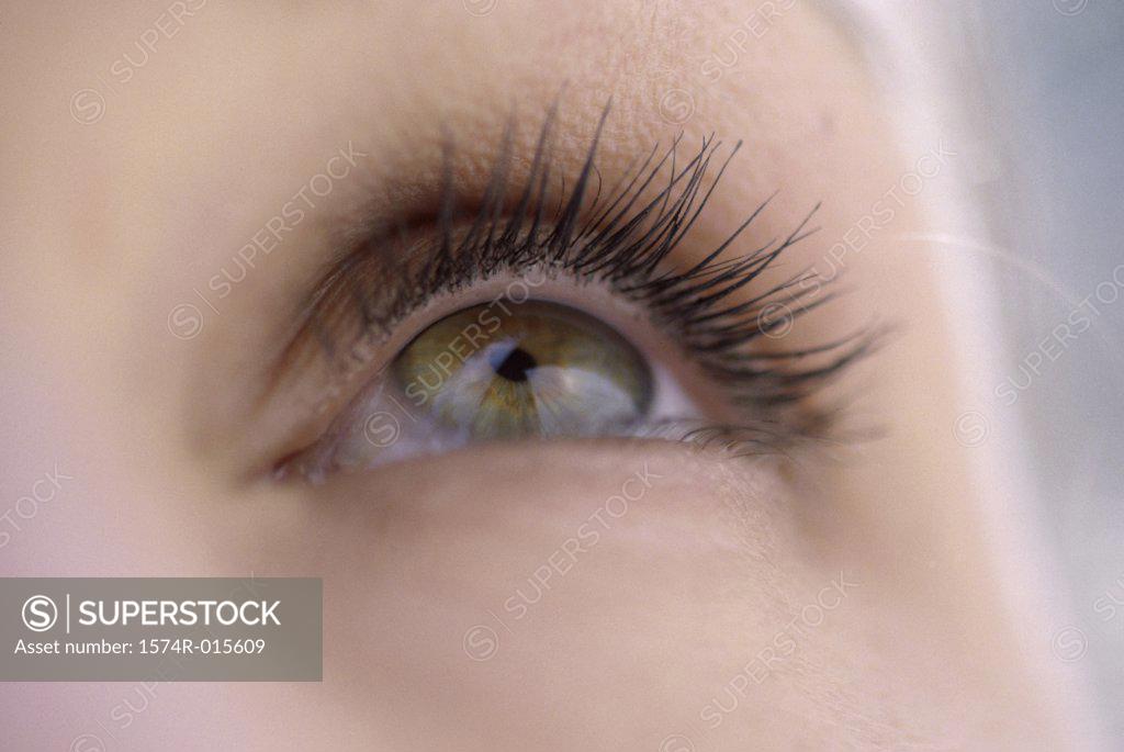 Stock Photo: 1574R-015609 Close-up of a young woman's eye