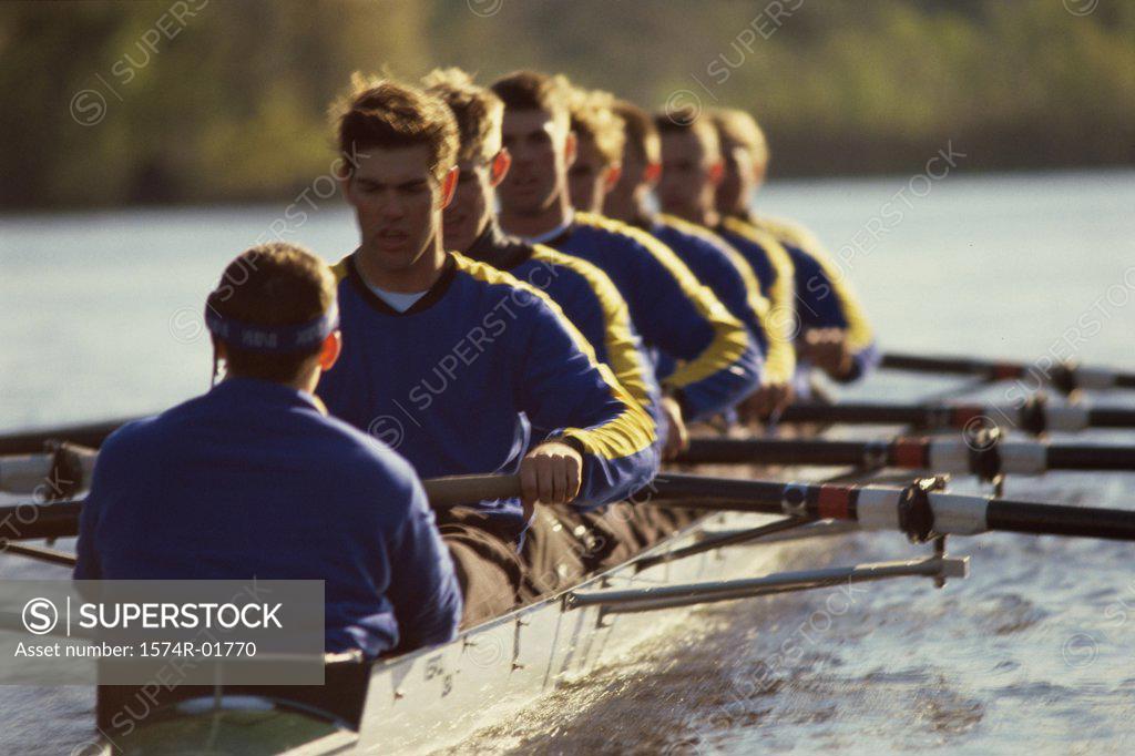 Stock Photo: 1574R-01770 Team sport rowing