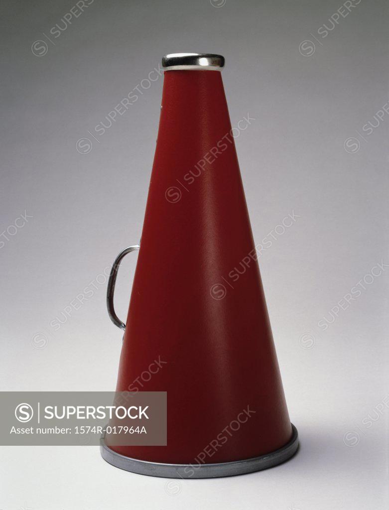 Stock Photo: 1574R-017964A Close-up of a megaphone