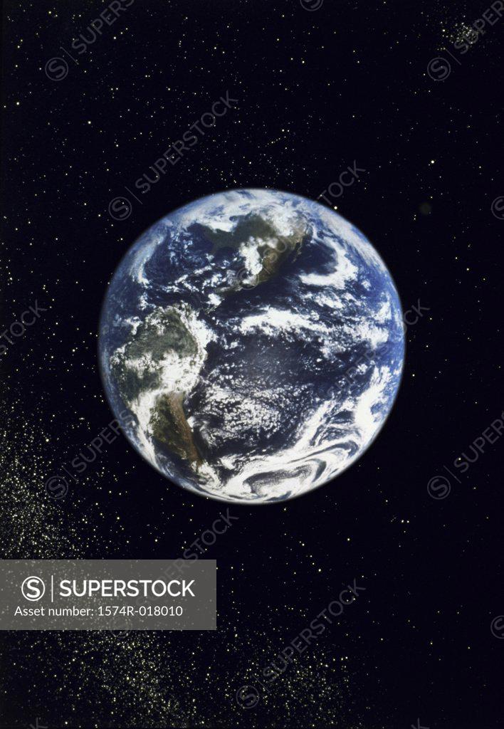 Stock Photo: 1574R-018010 Earth   