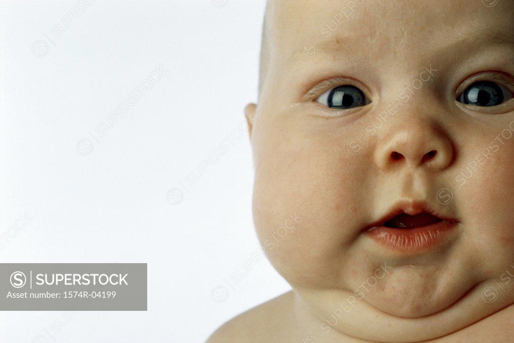 Stock Photo: 1574R-04199 Portrait of a baby boy