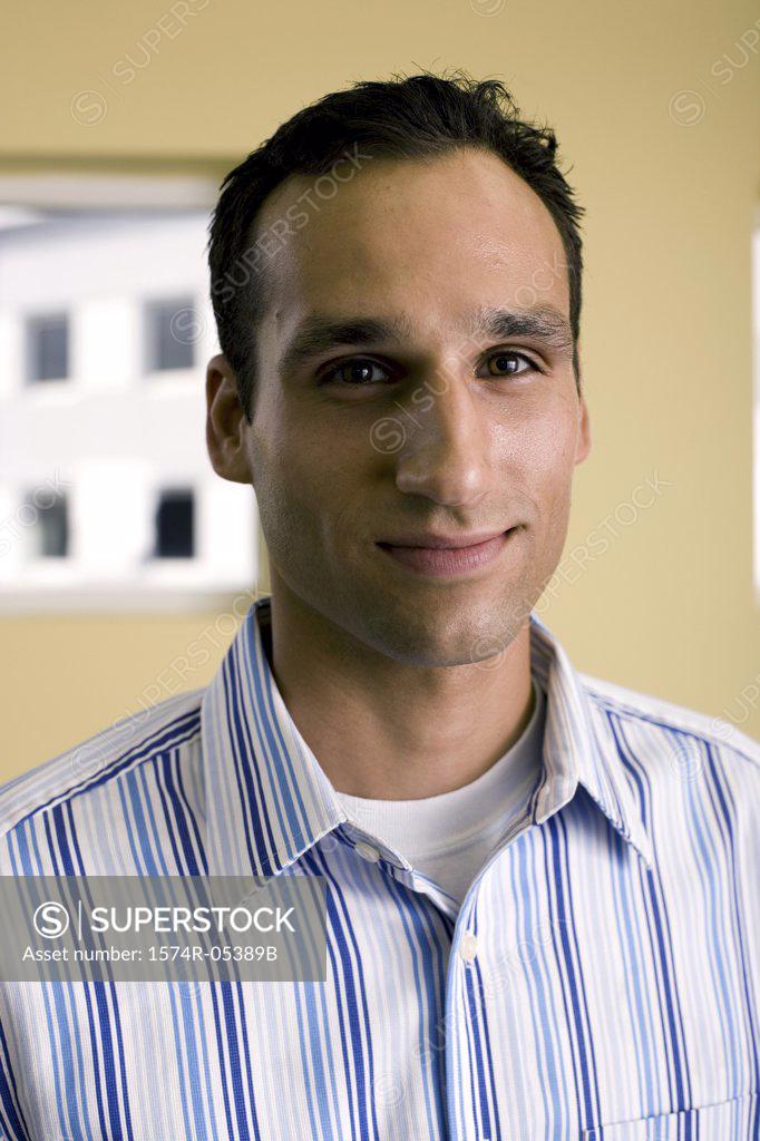 Stock Photo: 1574R-05389B Close-up of a businessman in an office