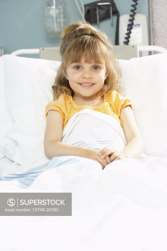 Stock Photo: 1574R-20785 Portrait of a girl smiling