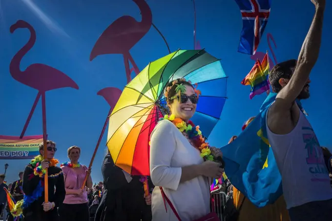 Gay Pride Parade, Reykjavik, Iceland